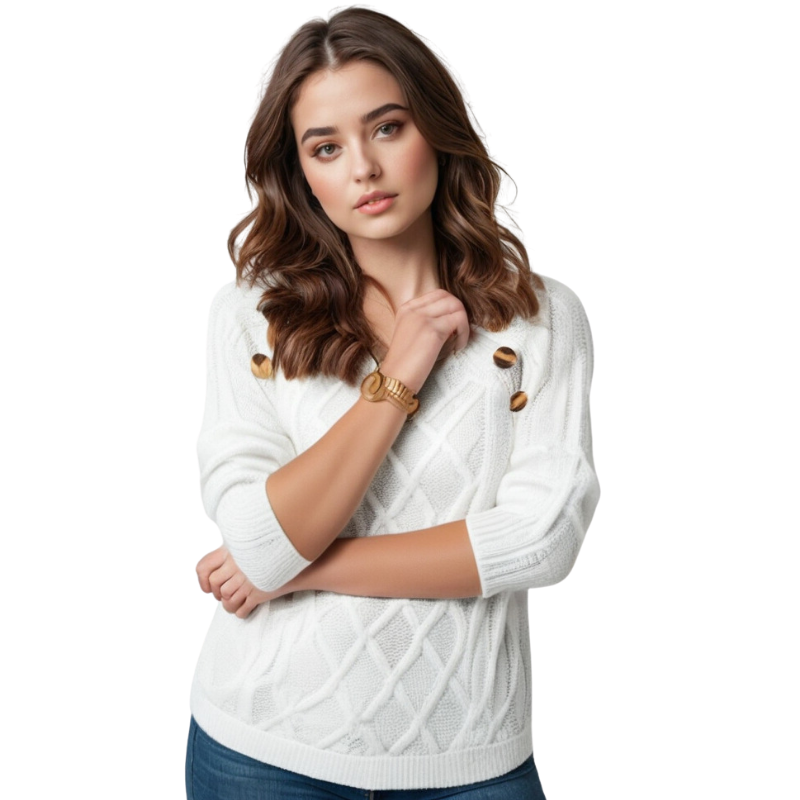 Revaux™ | Laura fletstrik-sweateren