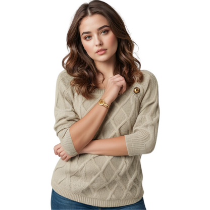 Revaux™ | Laura fletstrik-sweateren